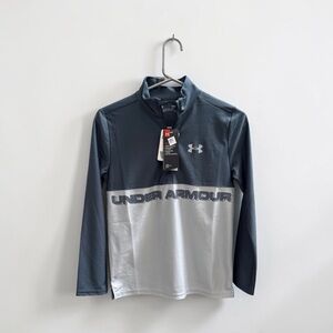 NWT Under Armour Boys Quarter-Zip Pullover
